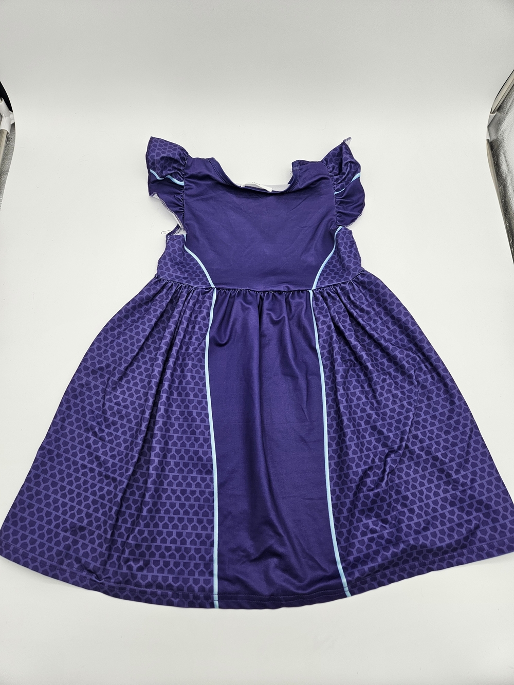 Girls Purple SuperKitties Dress - Picture 4 of 5